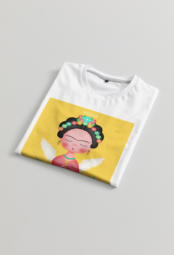 Camiseta Frida angel Braille infantil