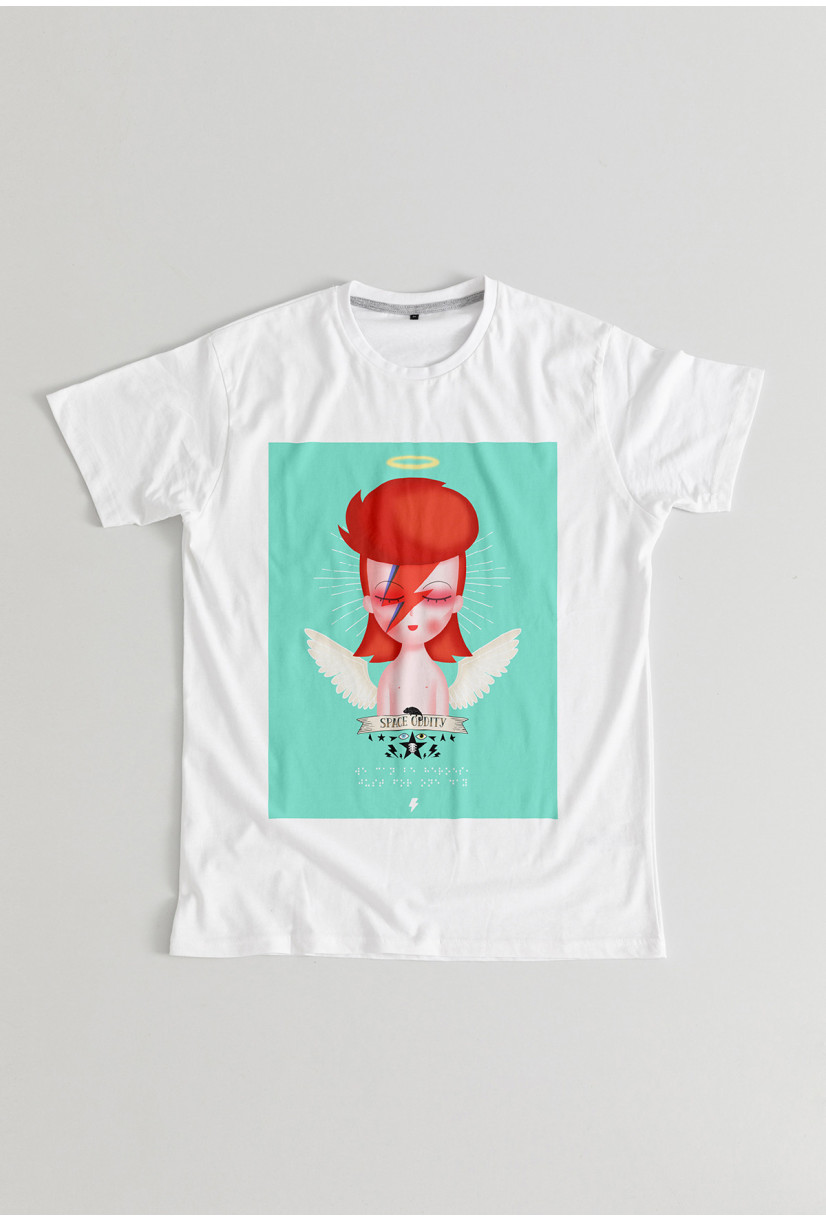 Camiseta Bowie angel...