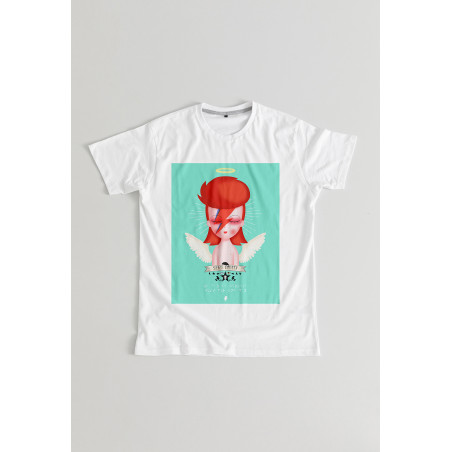 Camiseta Bowie angel Braille Chica