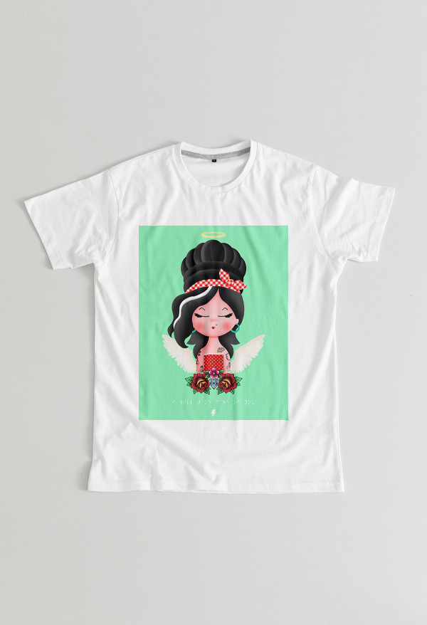 Camiseta Amy angel Braille infantil