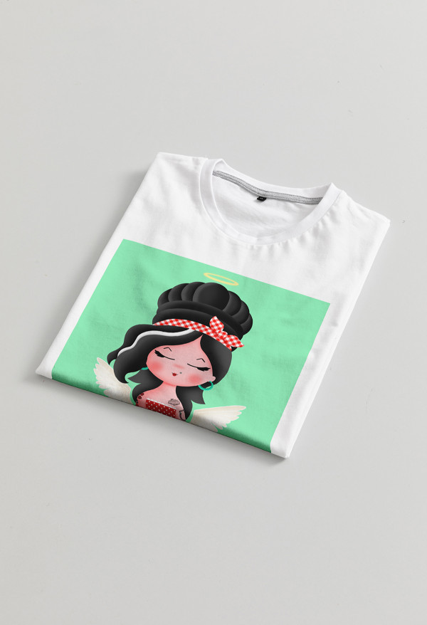 Camiseta Amy angel Braille infantil