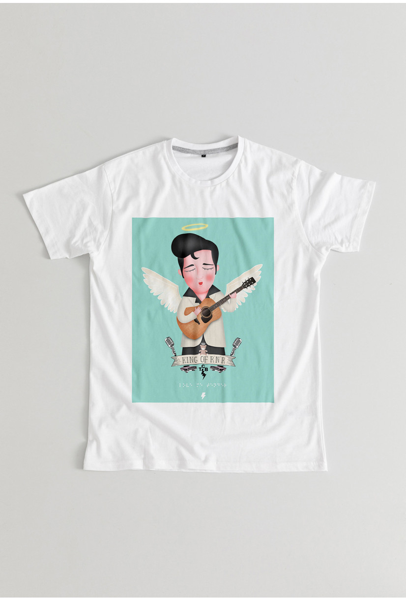 Camiseta Elvis angel...
