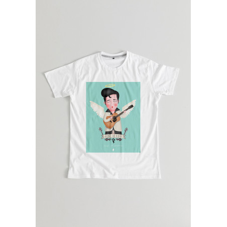 Camiseta Elvis angel Braille infantil