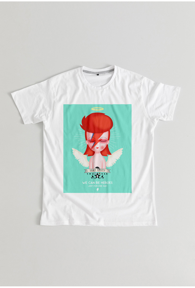 Camiseta Bowie angel Unisex