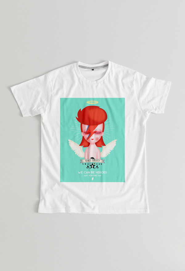 Camiseta Bowie angel infantil