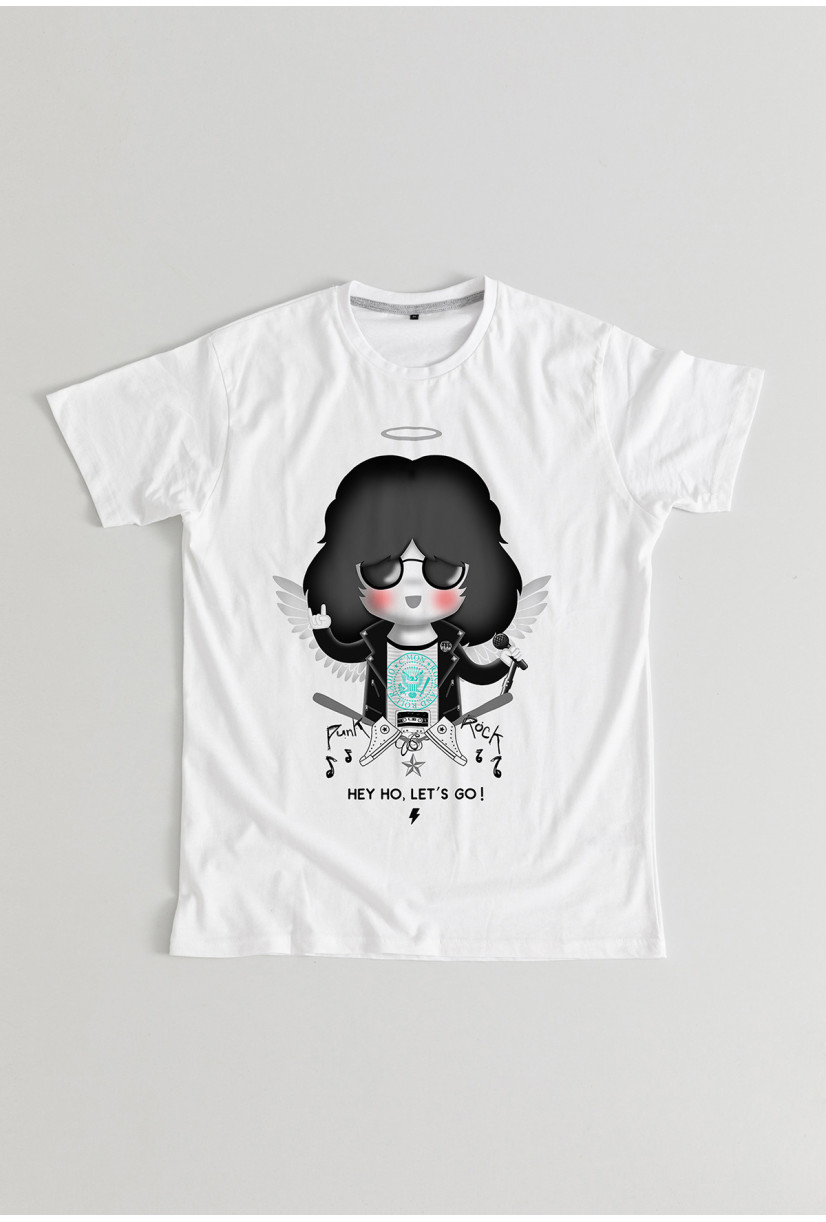 Camiseta Joey angel BN Unisex