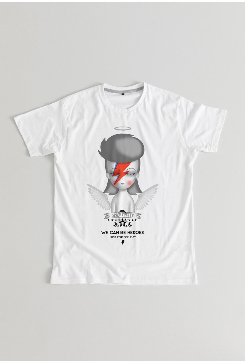 Camiseta Bowie angel BN Unisex