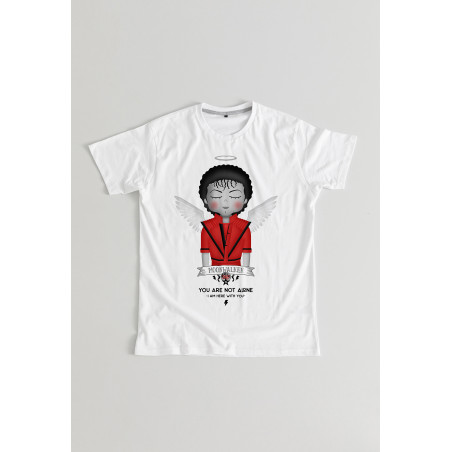 Camiseta Michael angel BN Chica