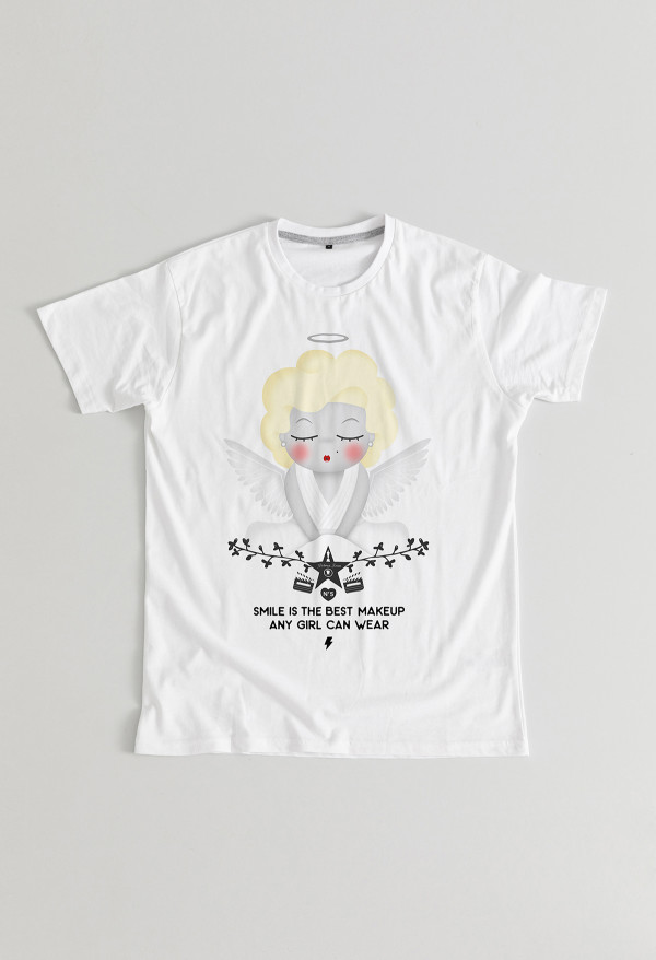 Camiseta Marilyn angel BN Unisex