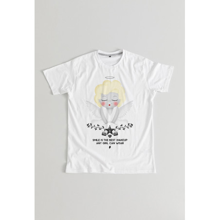 Camiseta Marilyn angel BN Unisex