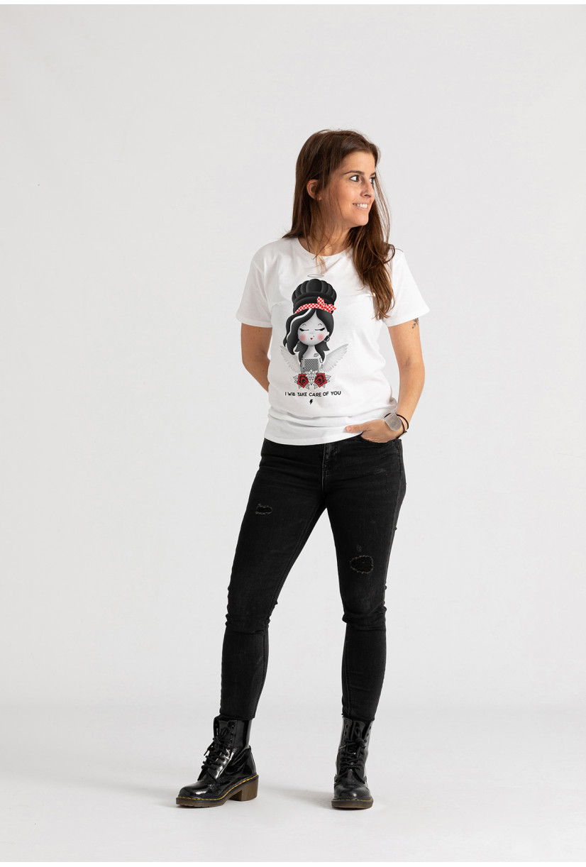 Camiseta Amy BN angel Chica
