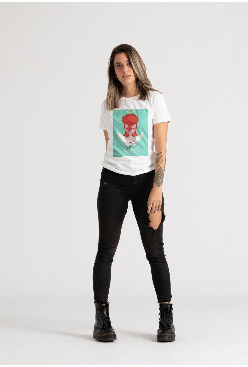 Camiseta Bowie angel Chica