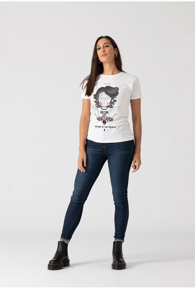 Camiseta John angel BN Chica