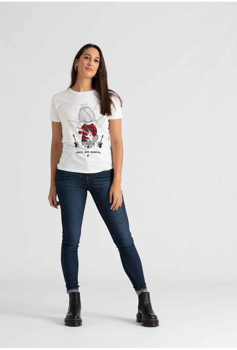 Camiseta Kurt angel BN Chica
