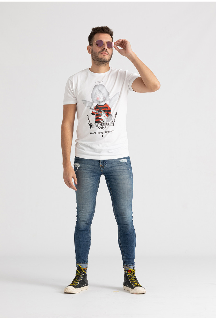 Camiseta Kurt angel BN Unisex