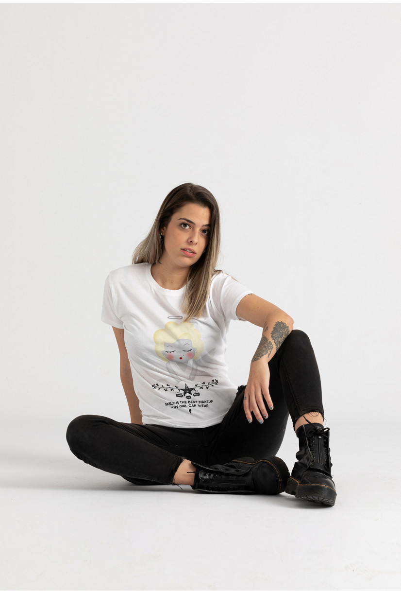 Camiseta Marilyn angel BN...