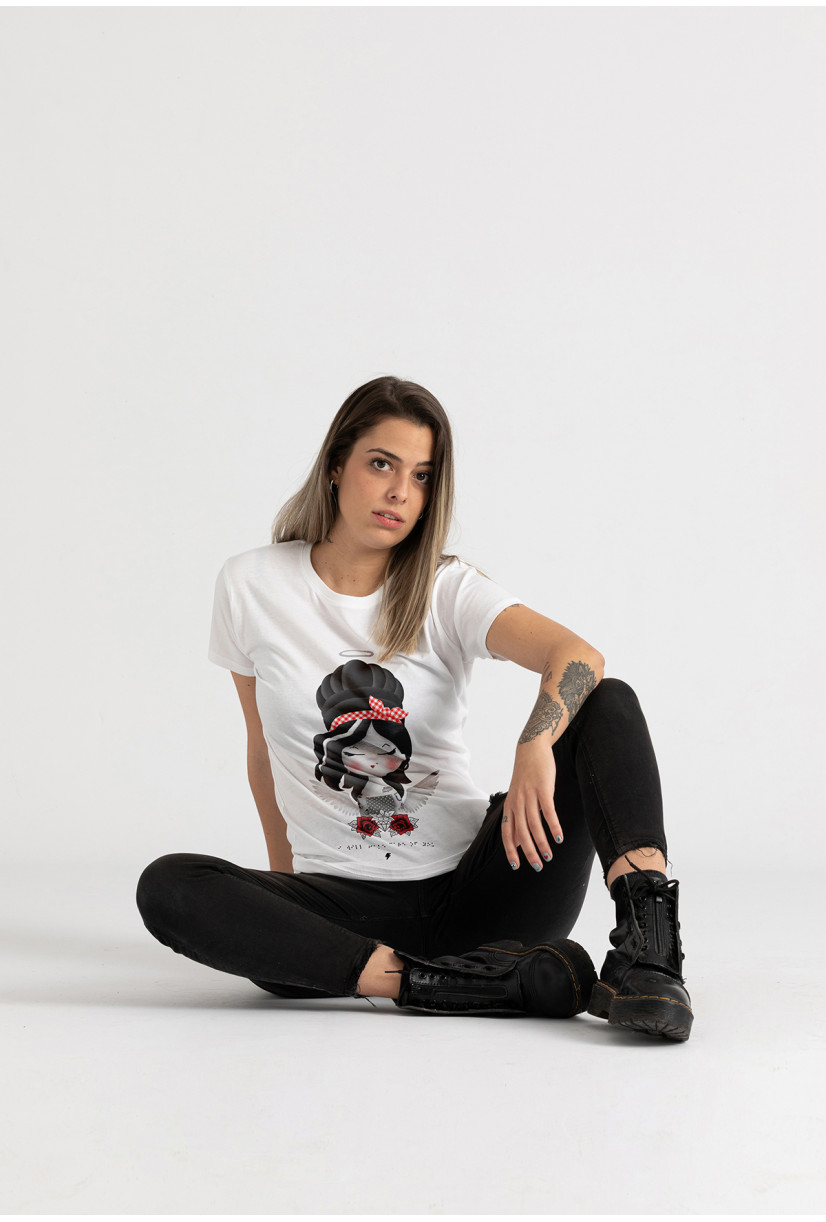 Camiseta Amy angel BN...