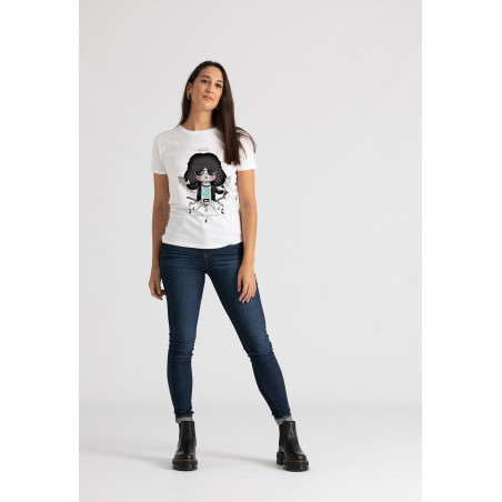 Camiseta Joey angel BN Braille Chica