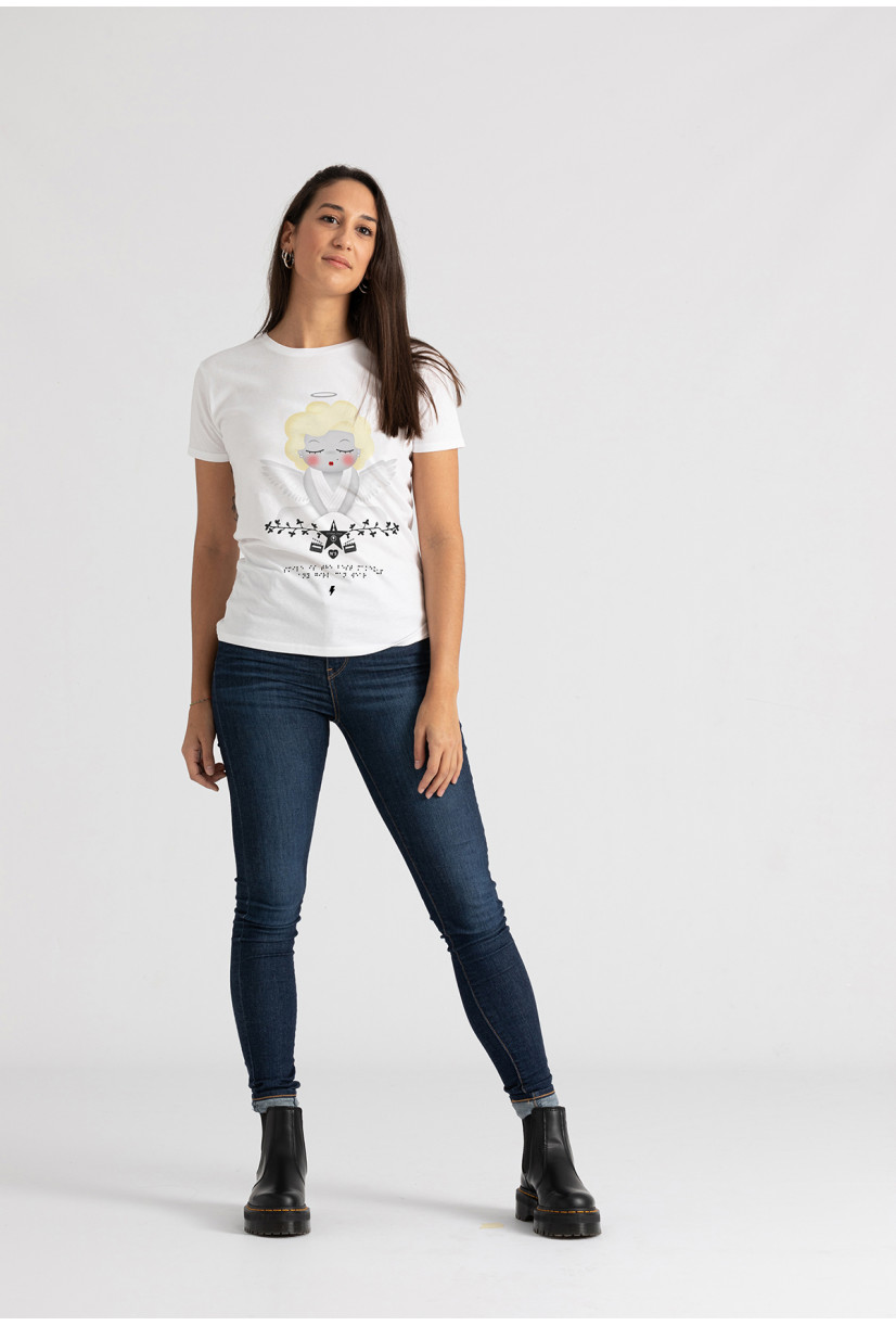 Camiseta Marilyn angel BN...
