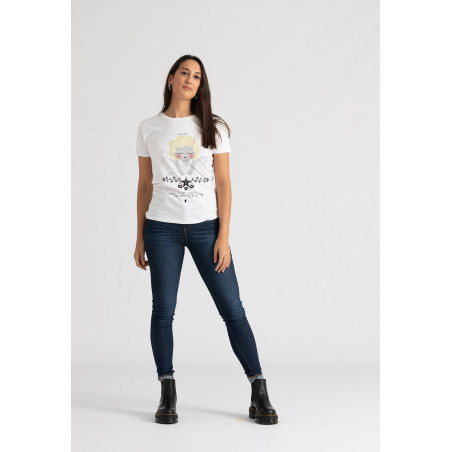 Camiseta Marilyn angel BN Braille Chica