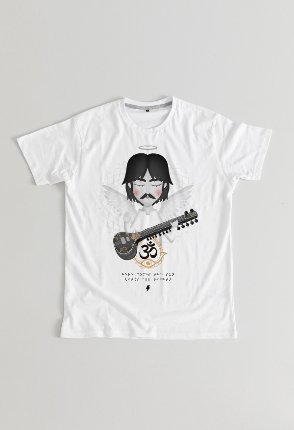 Camiseta George angel BN Braille Unisex
