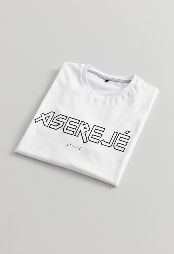 Camiseta Aserejé braille chica
