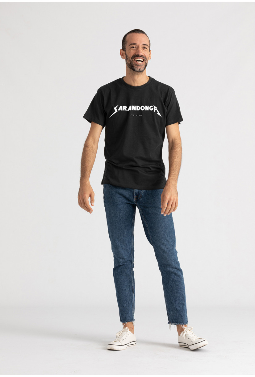 Camiseta Sarandonga braille...